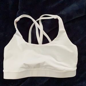 Lululemon energy bra white size 4